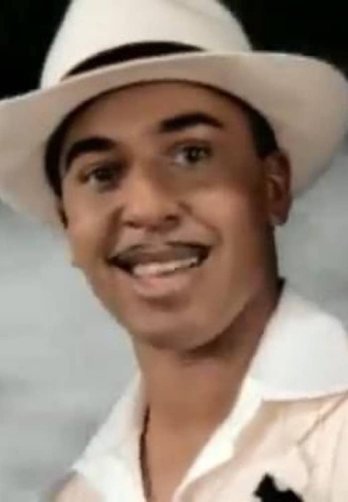 Bega in the &quot;Mambo No. 5&quot; music video