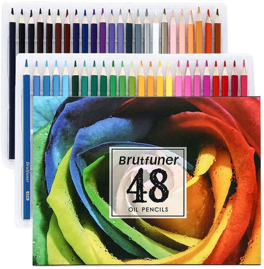 Juego de lápices con 48 colores