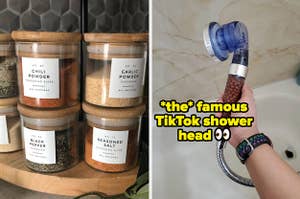 canisters and showerhead 