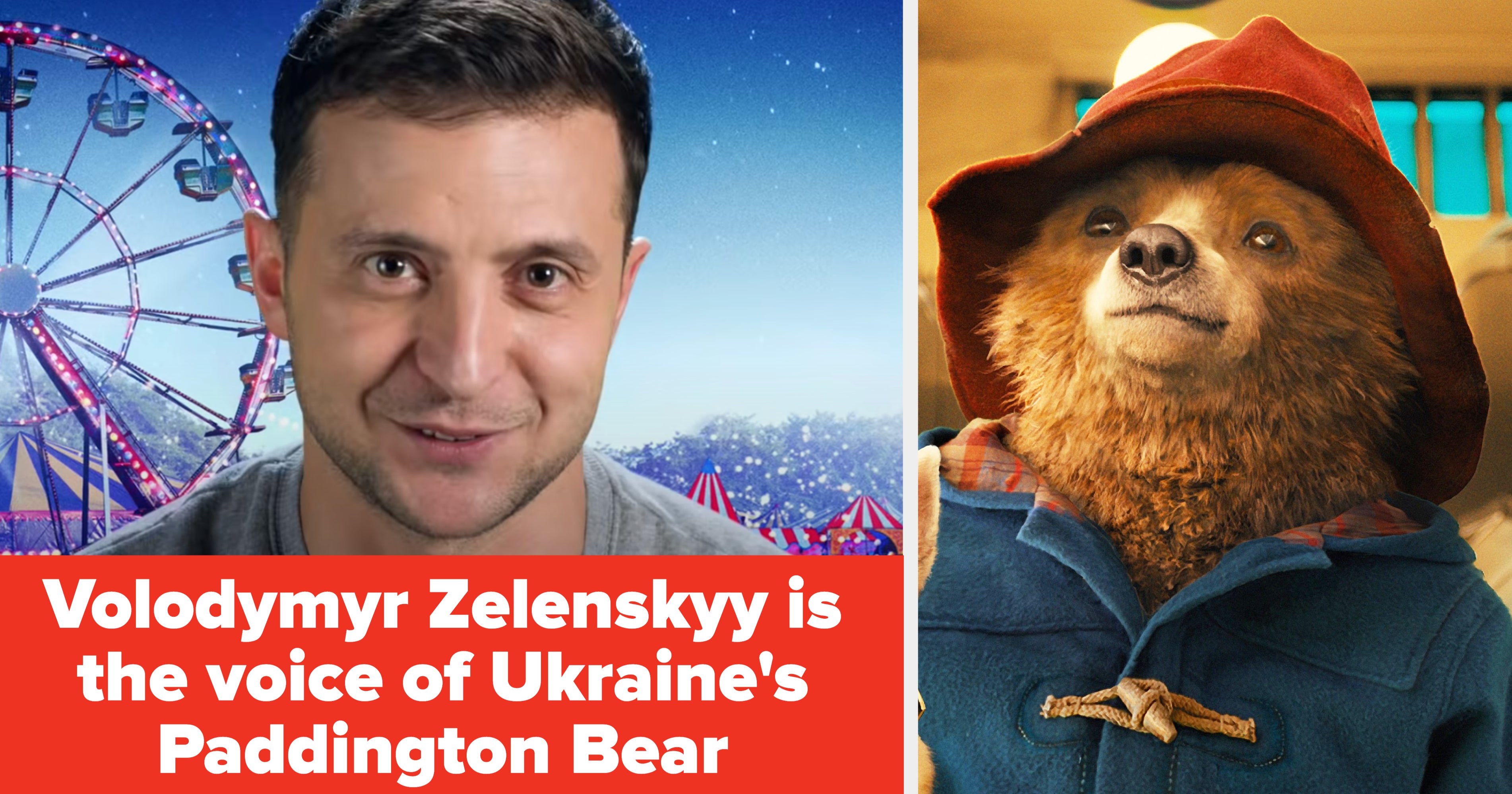 Volodymyr Zelensky Confirmed To Be The Voice Of "Paddington" In Movie's Ukrainian Version