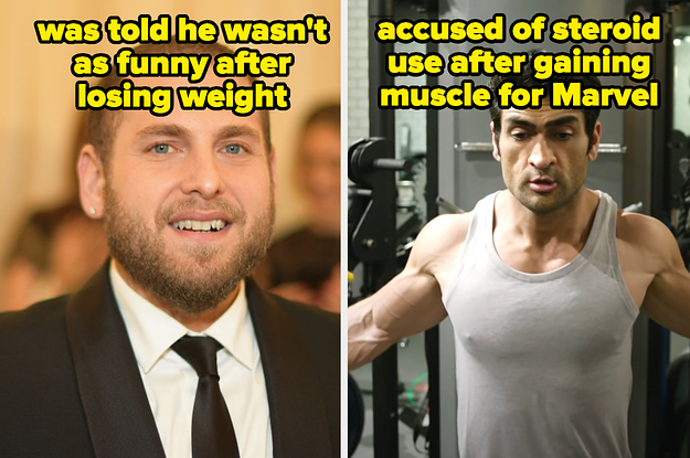 (Left) Jonah Hill (Right) Kumail Nanjiani works out