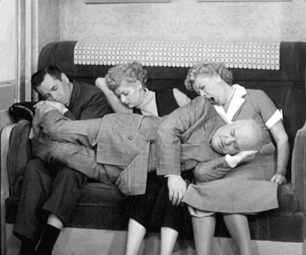the cast of &quot;I Love Lucy&quot; can&#x27;t stay awake