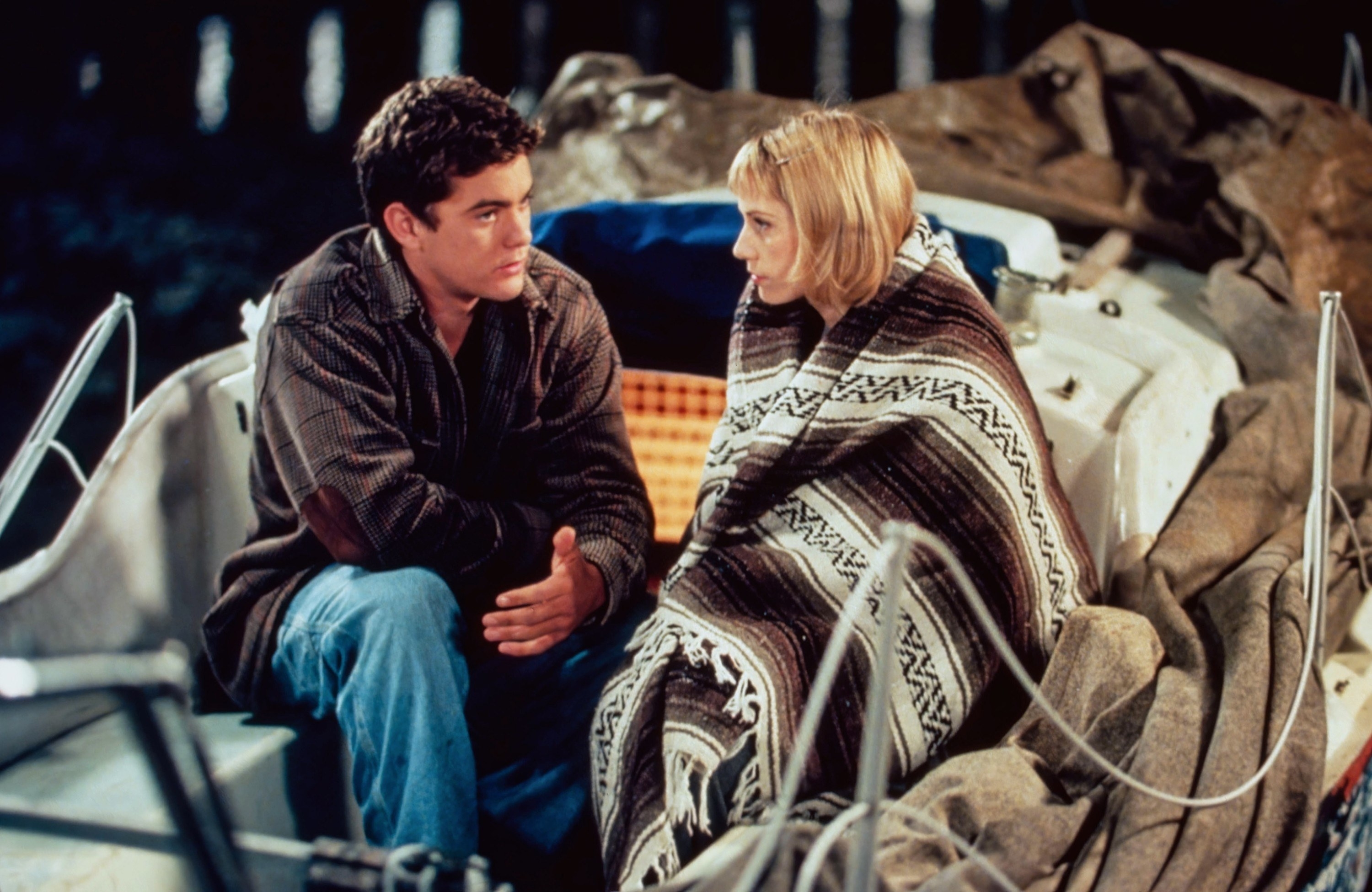 Andie McPhee and Pacey Witter on 'Dawson's Creek'