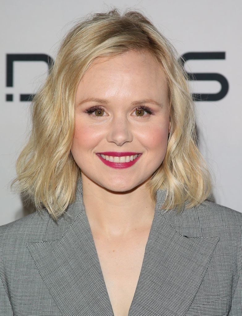 Alison Pill on a red carpet