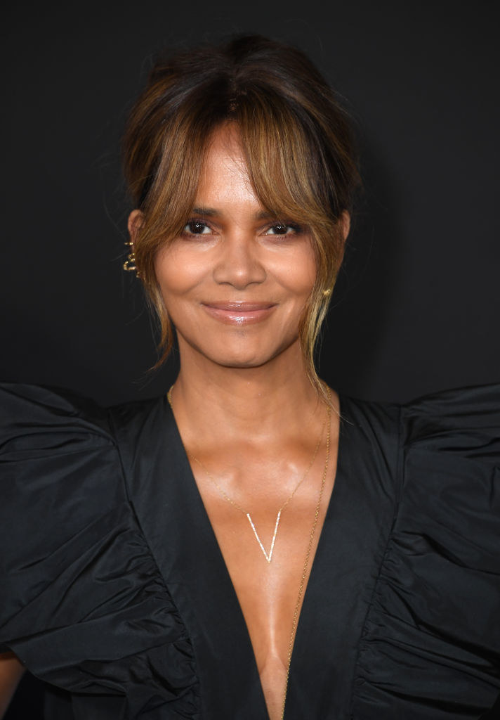 Halle Berry on a red carpet