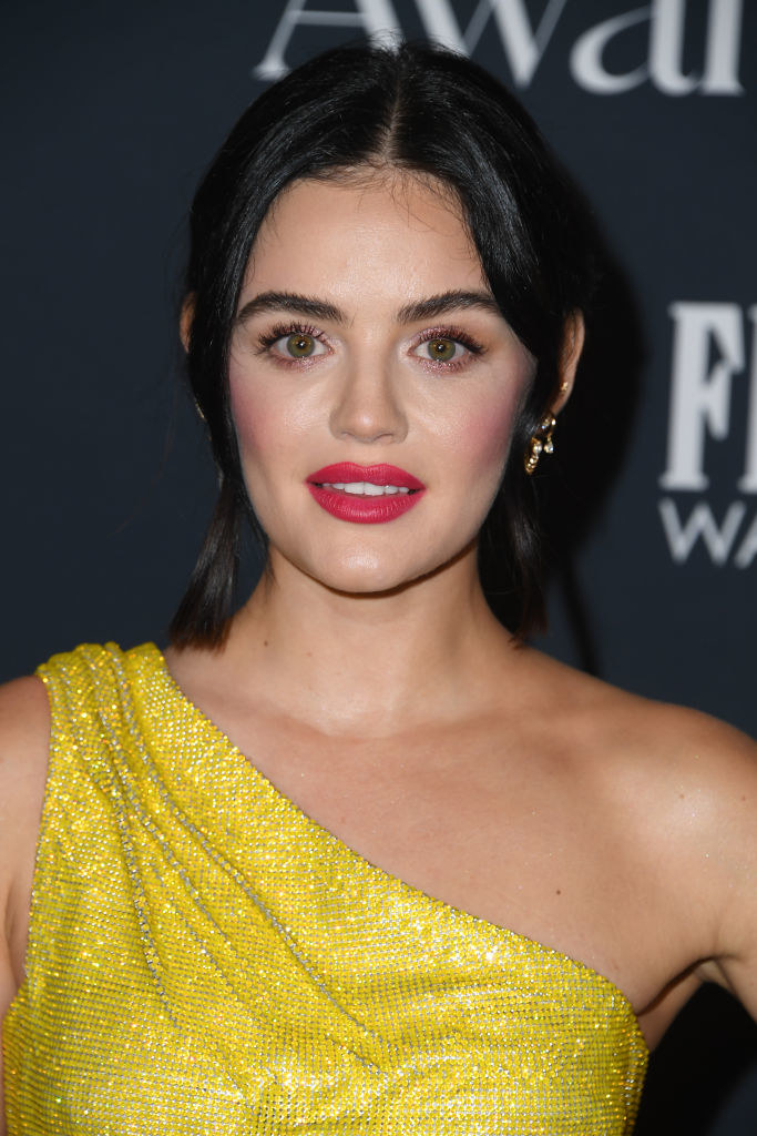 Lucy Hale on a red carpet