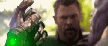 GIF of Thanos snap