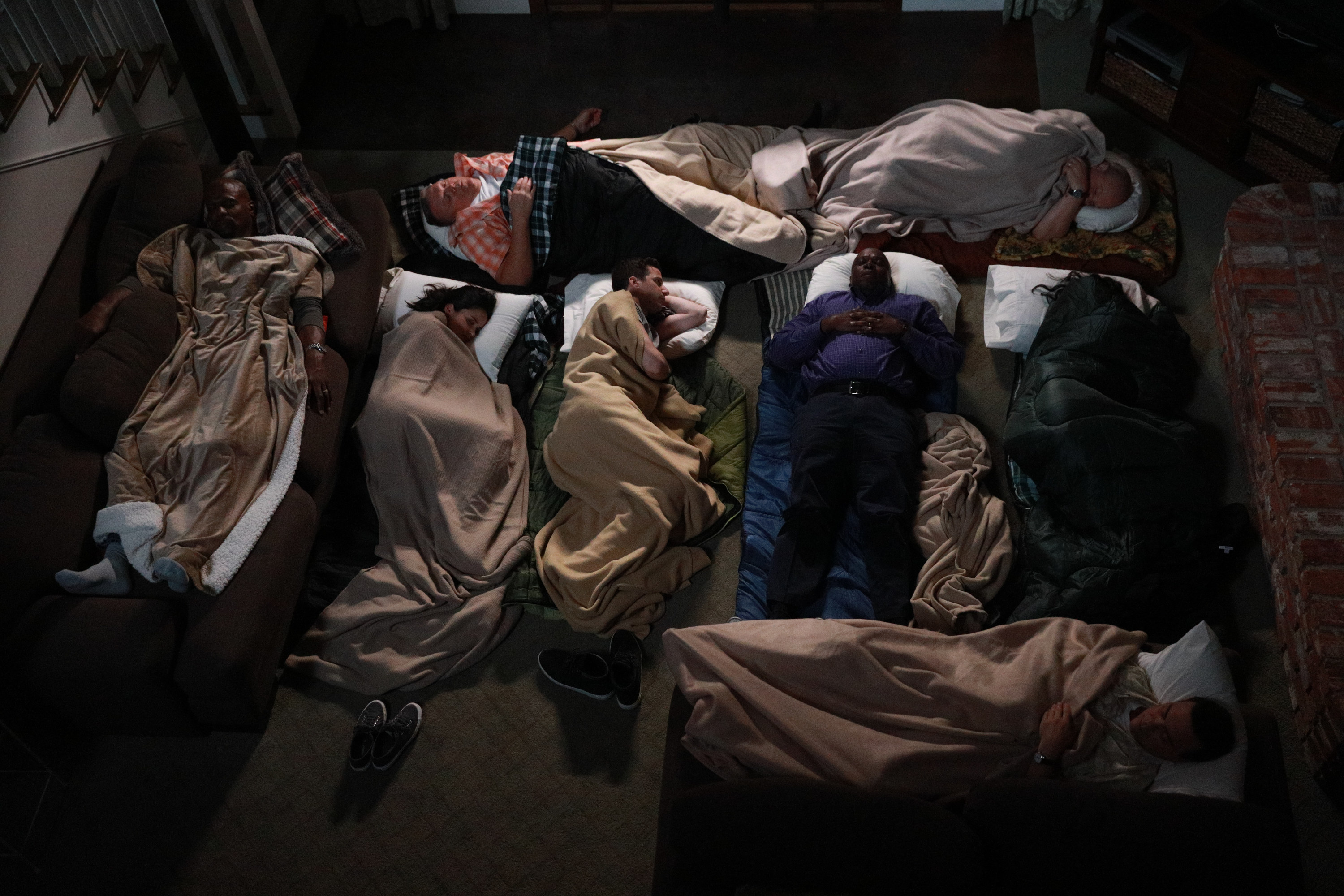 B99 squad sleeping