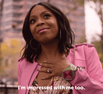 gif of someone talking that reads i&#x27;m impressed with me too