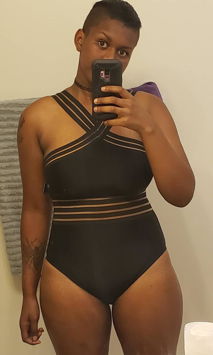 I have big boobs and it's tough finding swimwear - I struggle wearing  halter neck tops as they kill for this reason