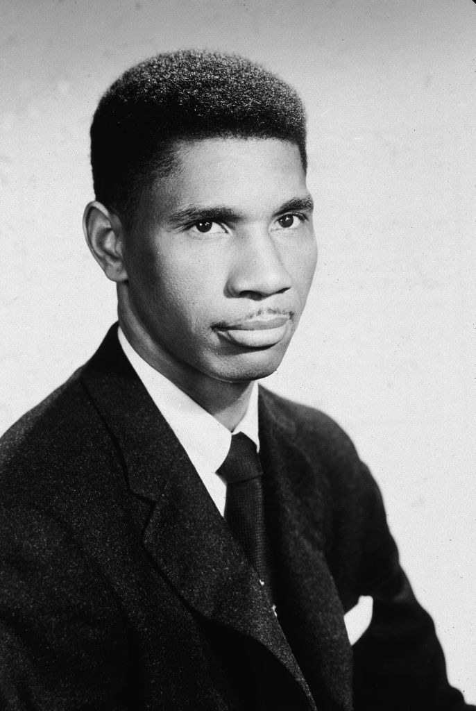 Medgar Evers poses for a photo