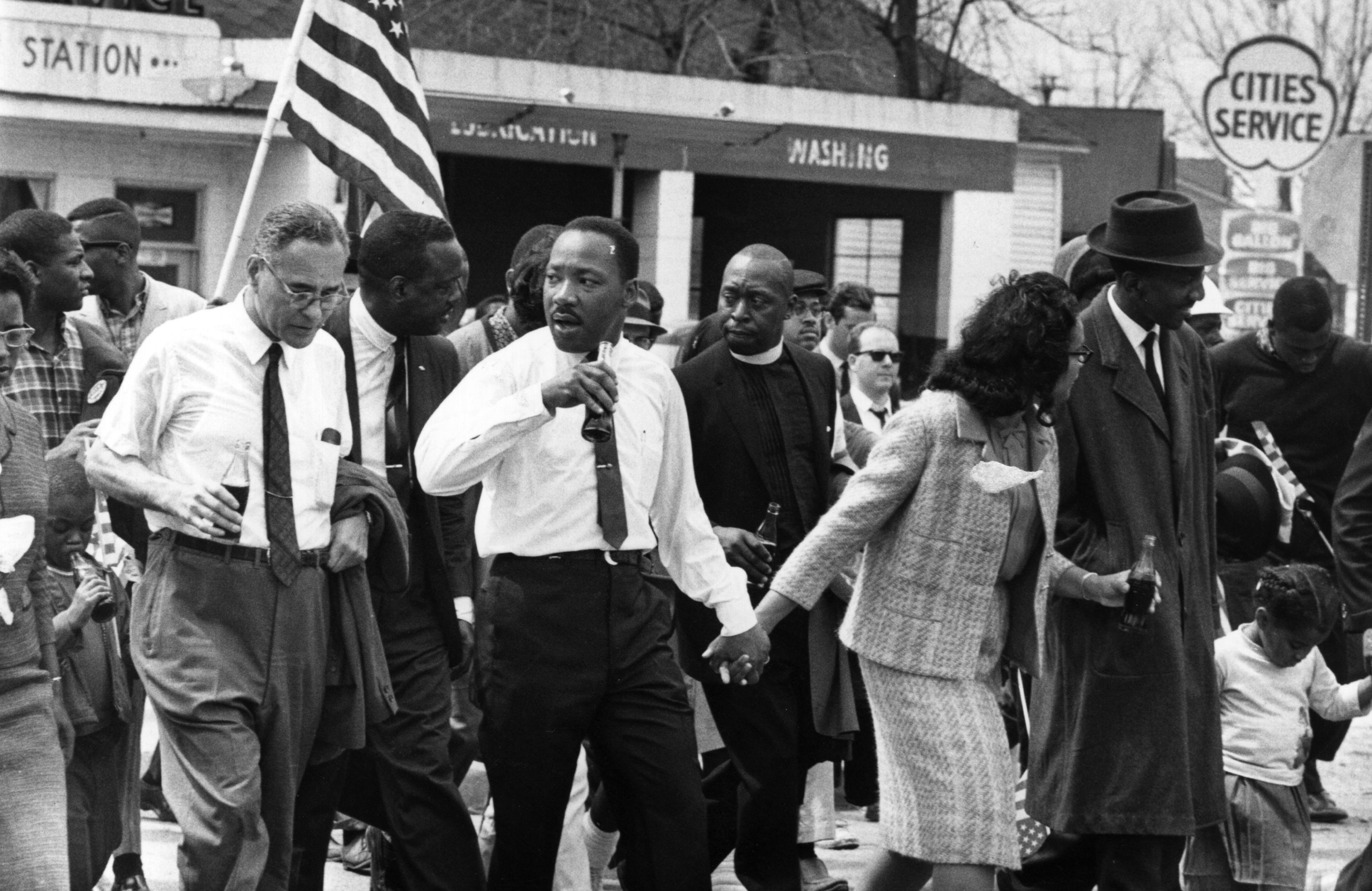 Dr. King matching for civil rights