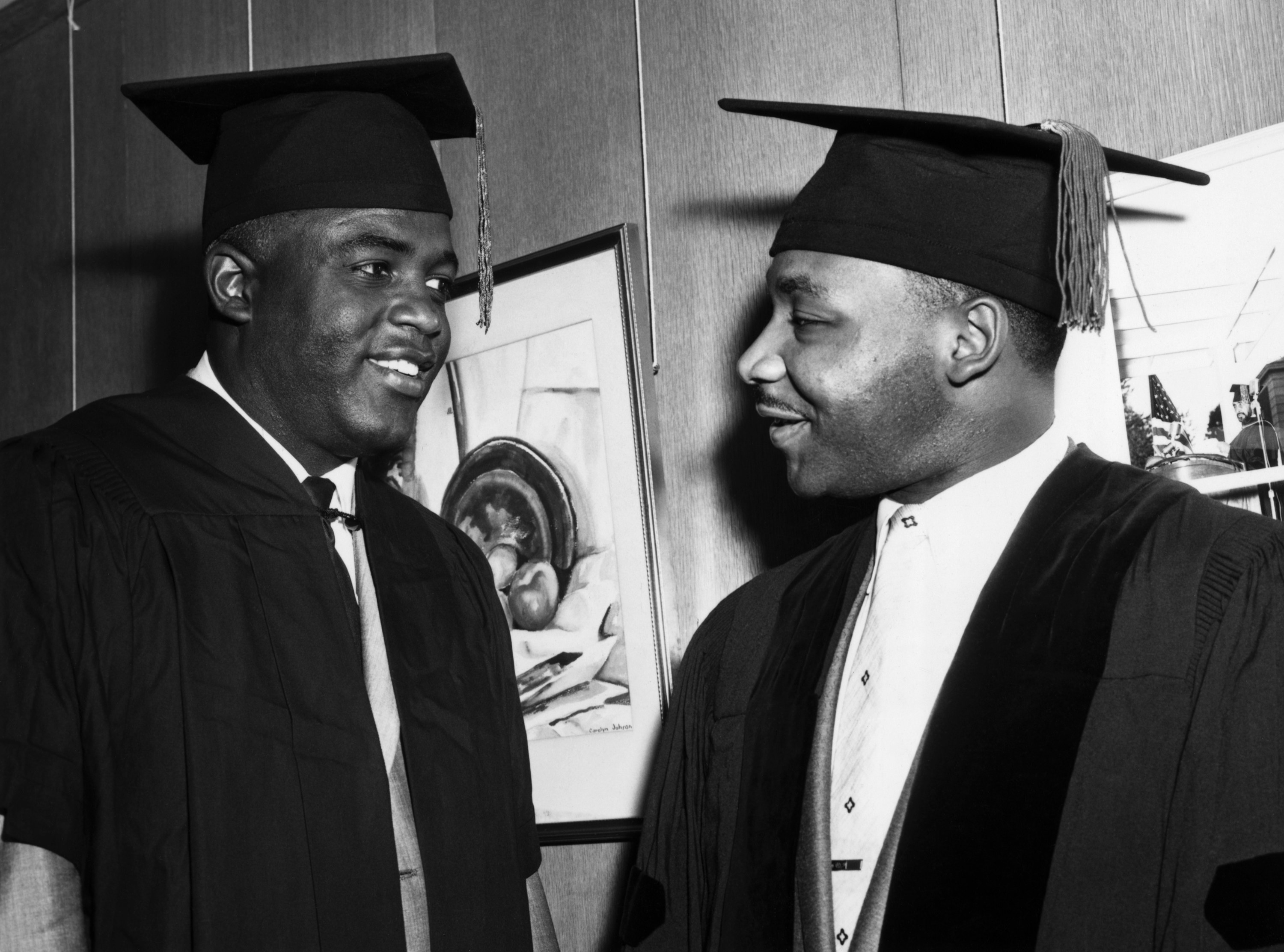 Dr. King graduating