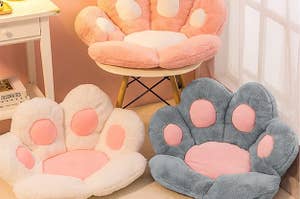 paw shaped pillows