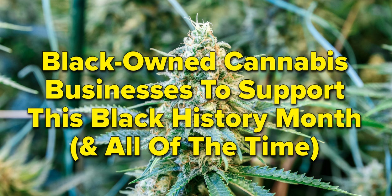 26 Black-Owned Cannabis Businesses To Support This Black
History Month