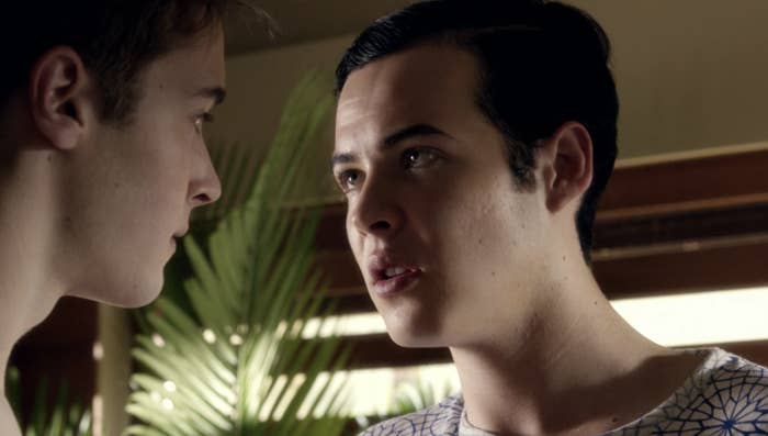 Miles and Tristan on "Degrassi"