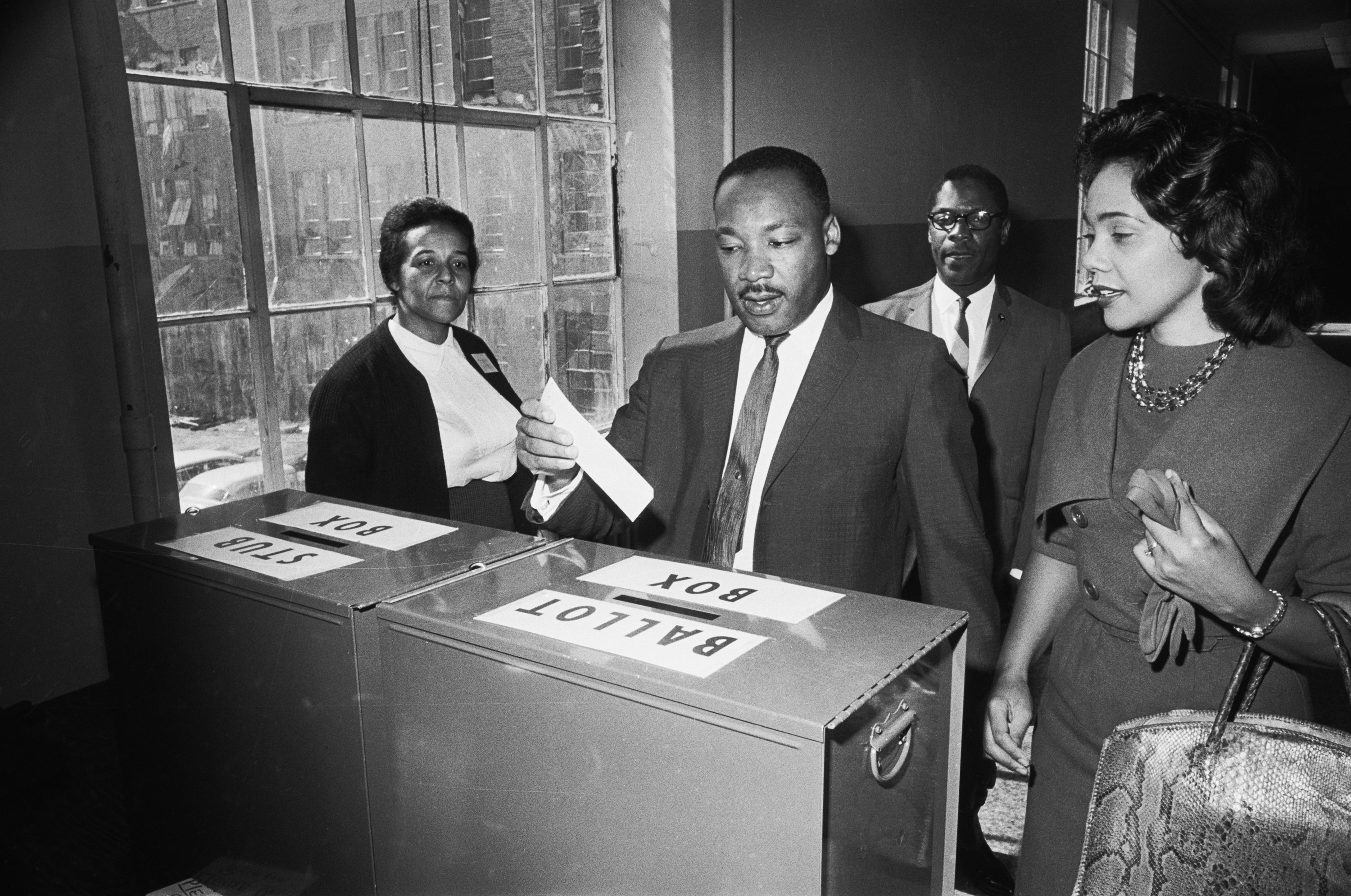 Dr. King voting