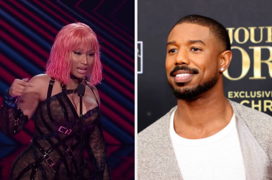 2018 People's Choice Awards: Nicki Minaj Shouts Out Kim Kardashian &  Michael B. Jordan
