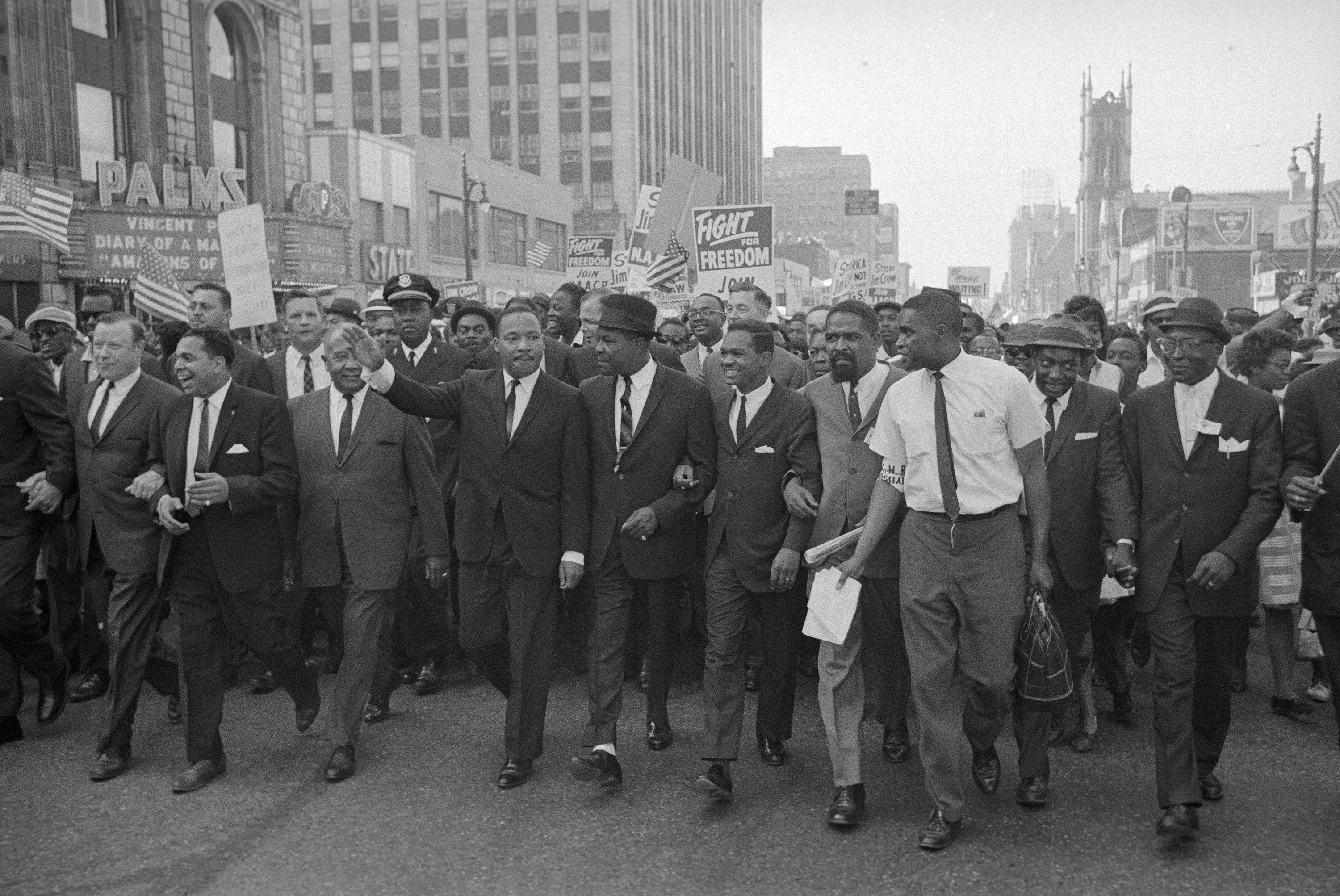 Dr. King marches