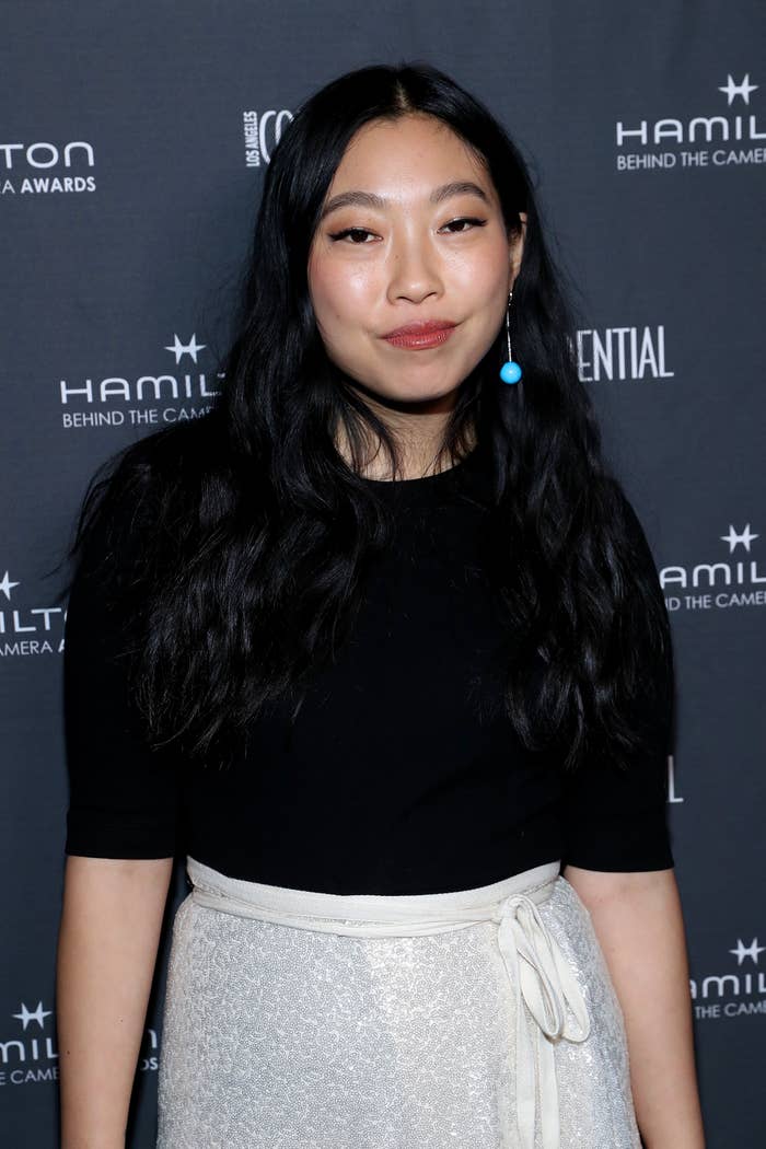 Awkwafina on the red carpet