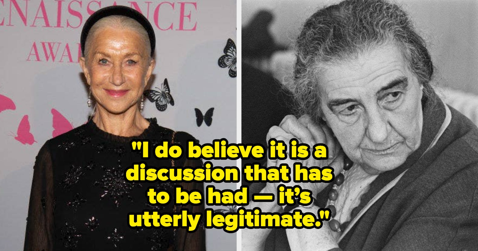 Helen Mirren Defends Playing Golda Meir After Receiving Backlash