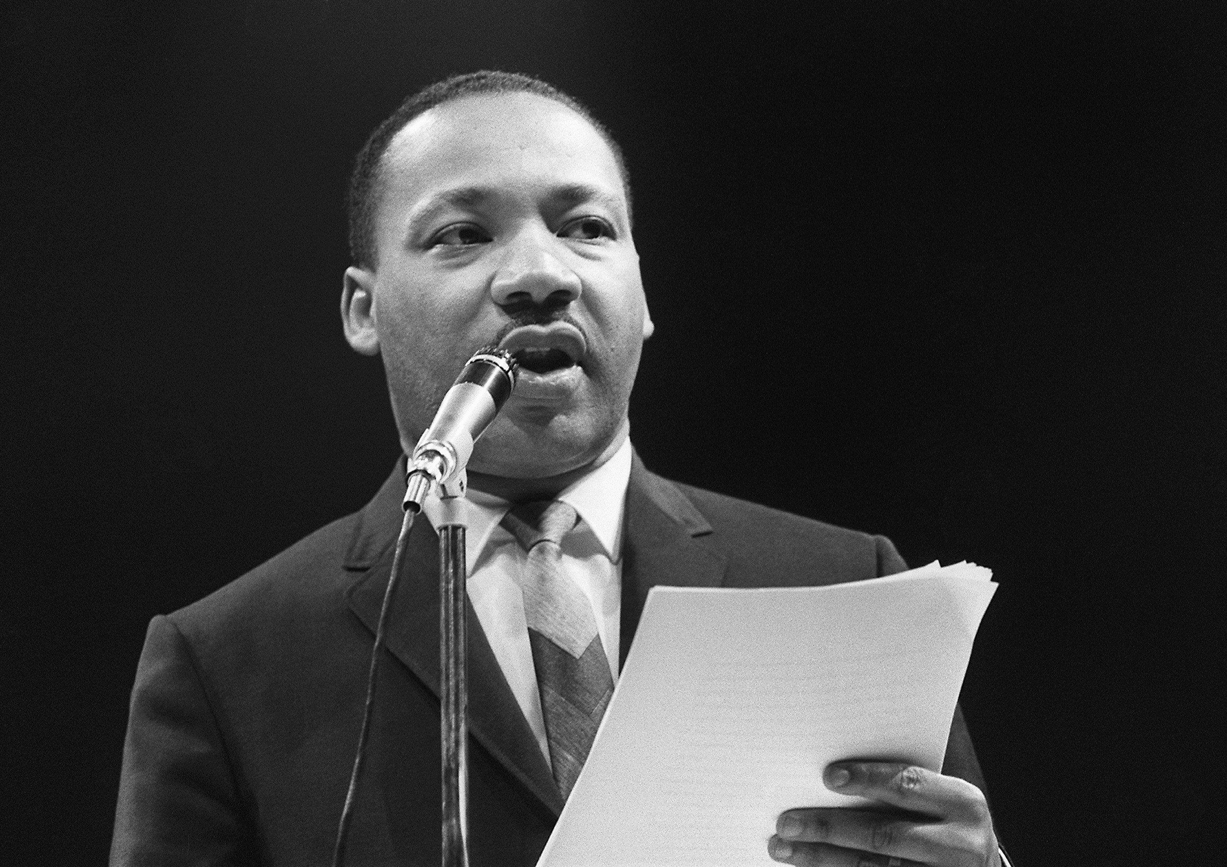 Dr. King speaks