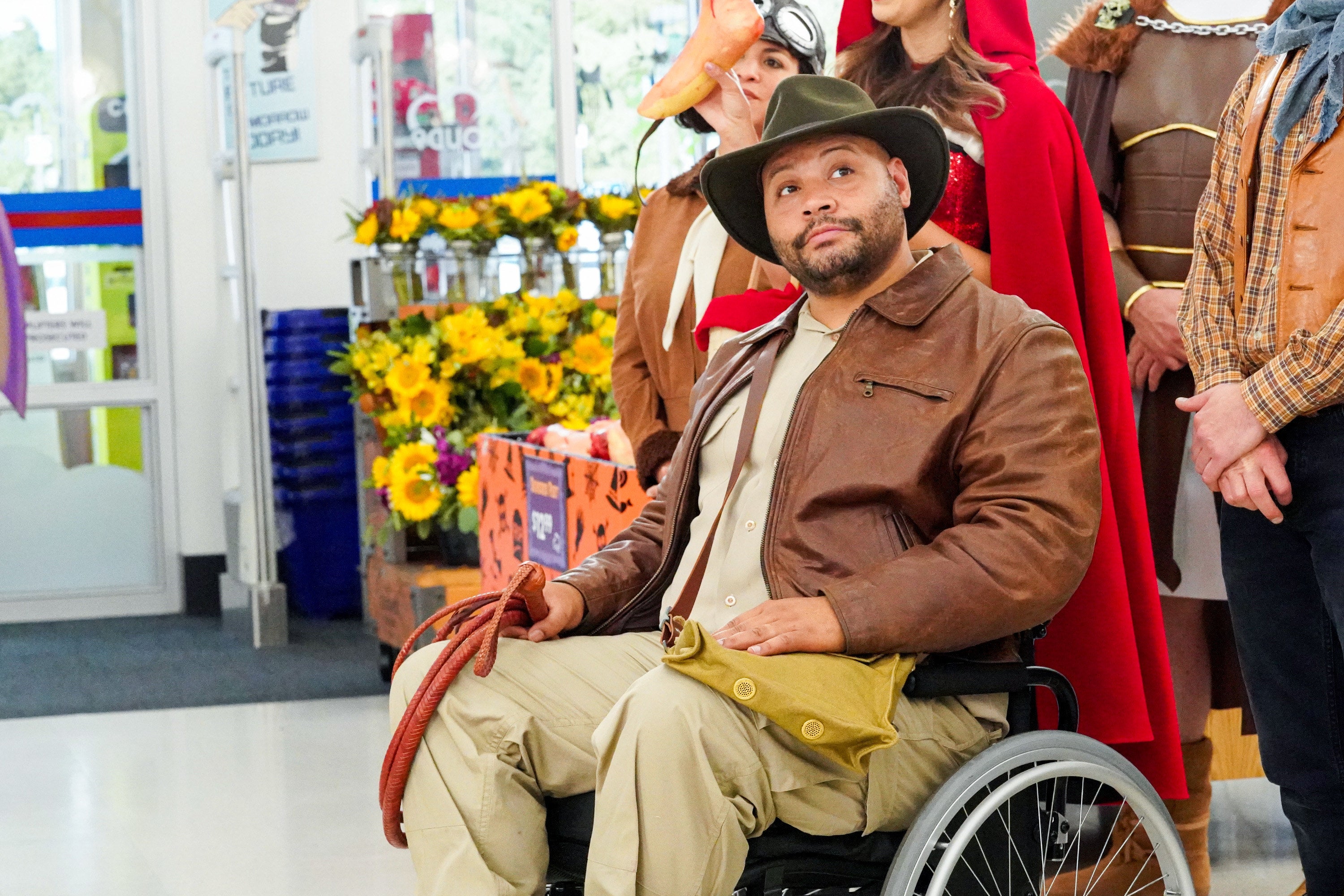 Garrett in a costume