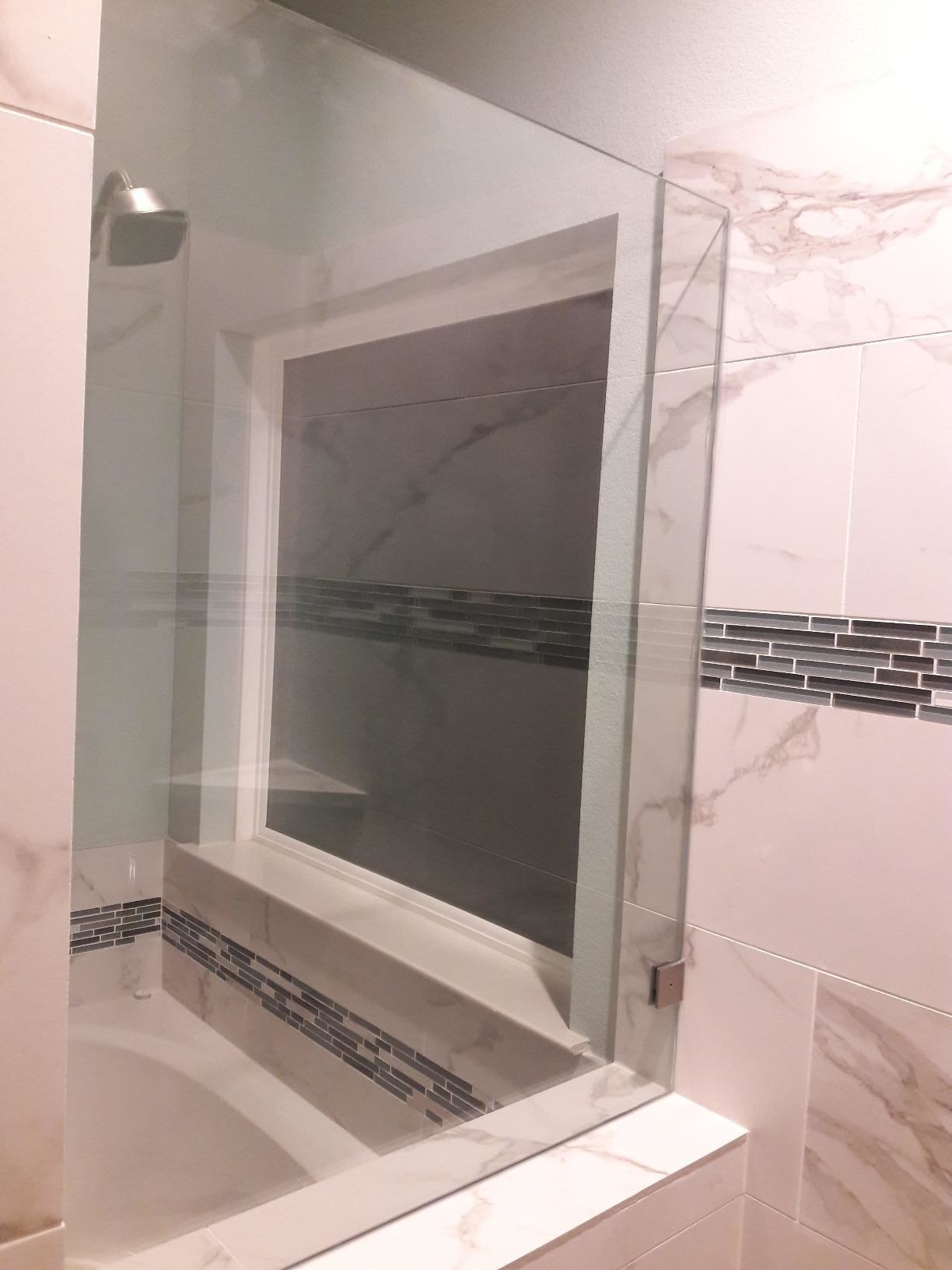 clear shower glass