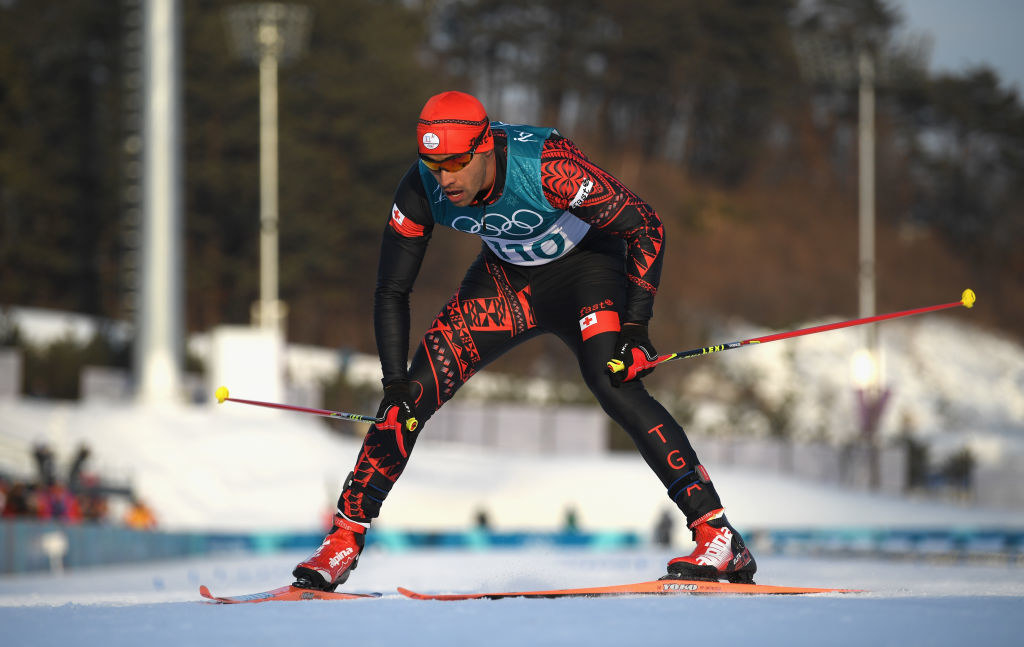 Pita leaning forwards as he races