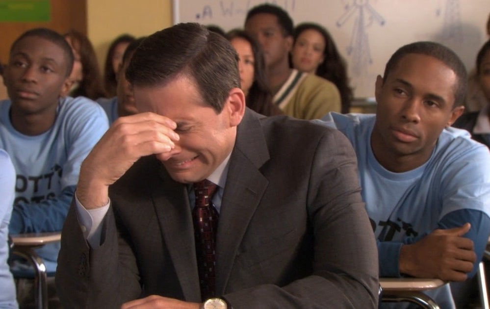 Michael crying in classroom
