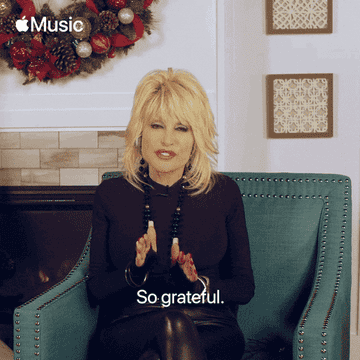Dolly Parton says she&#x27;s &quot;so grateful&quot; during an Apple Music program