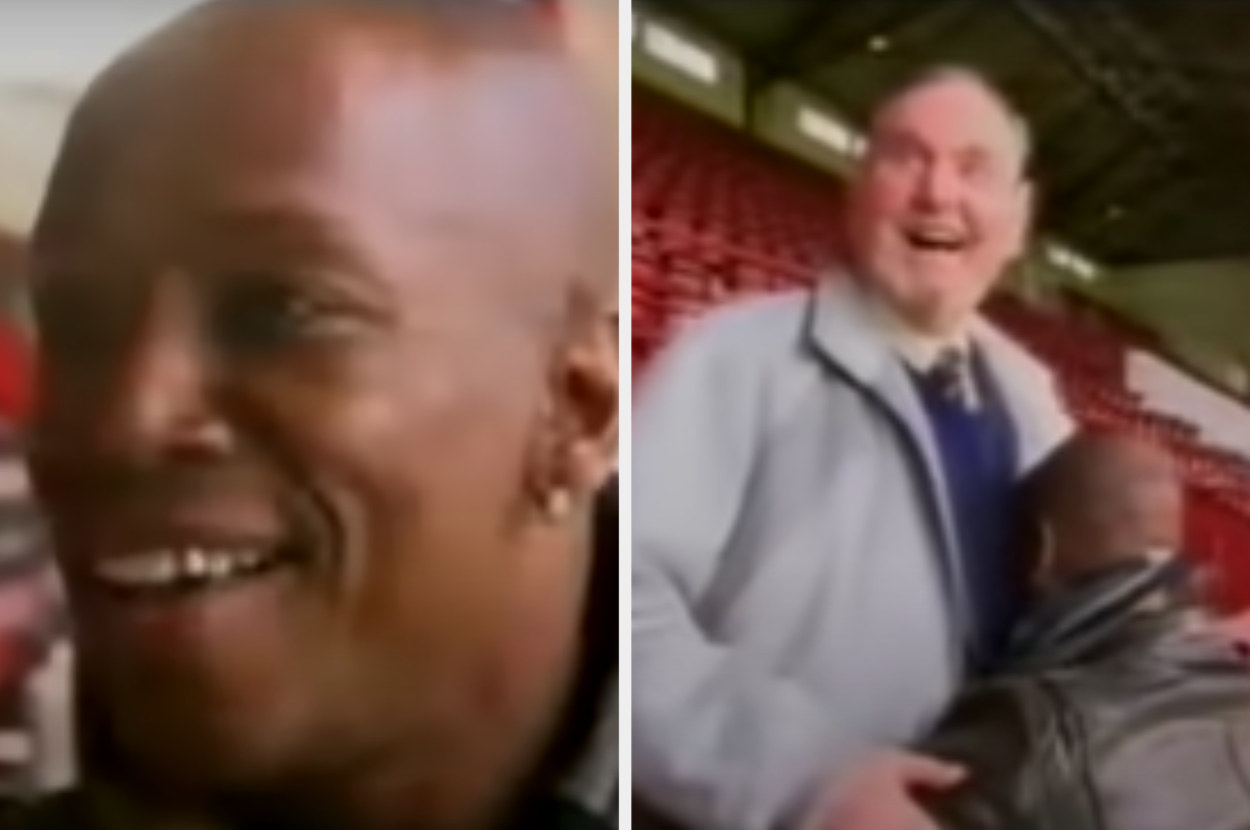 Ian Wright is shocked to see his former teacher, Mr. Pigden