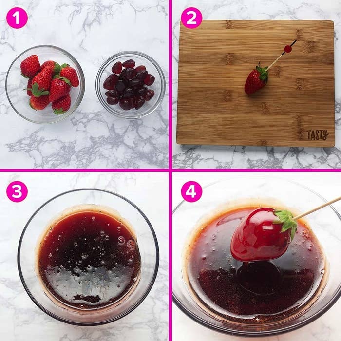 レンジで簡単いちごグミあめ Snsで話題のスイーツレシピ 作り方 Tasty レンジで簡単いちごグミあめ Snsで話題のスイーツレシピ 作り方 Tasty