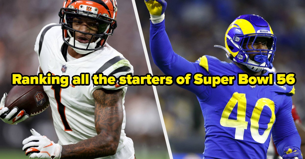 Ranking Every Starter In Super Bowl LVI