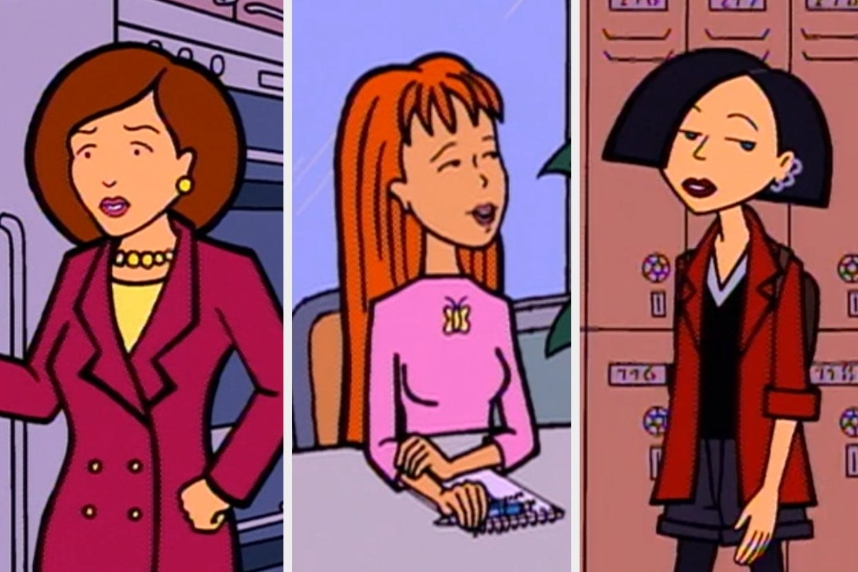 Helen, Quinn, and Jane on Daria