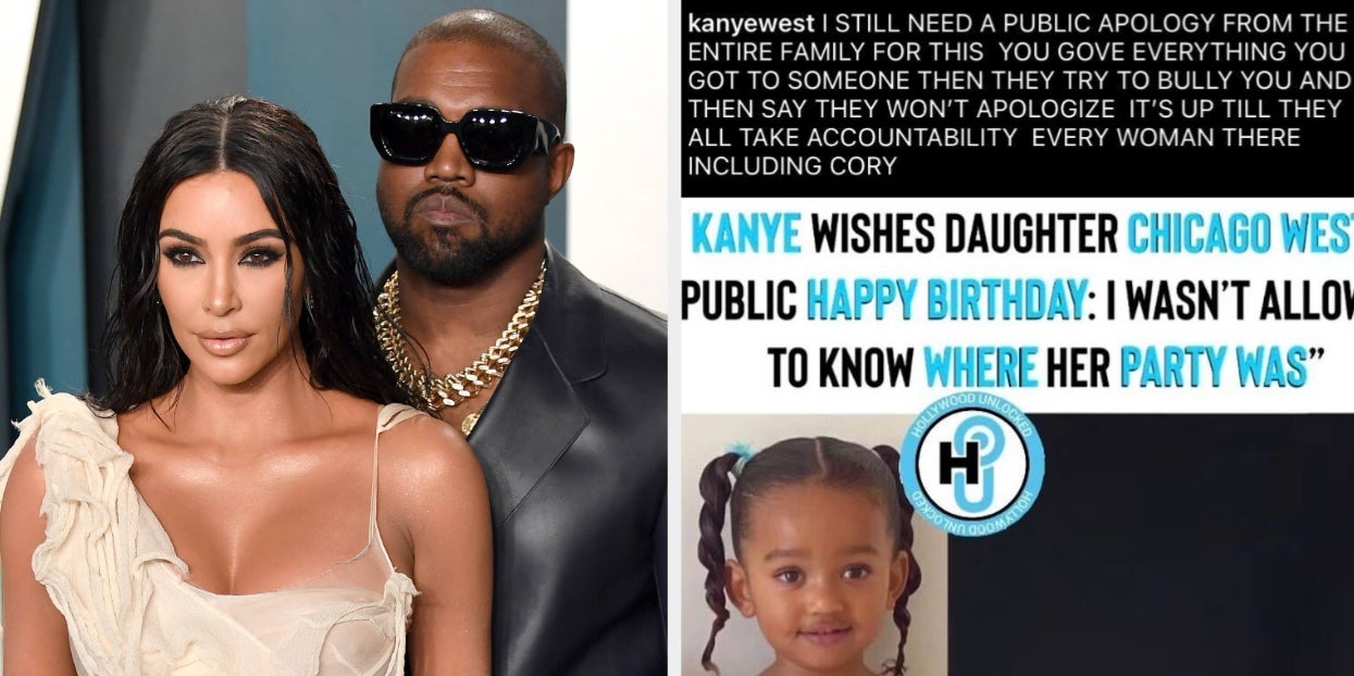 Kanye West Requested A “Public Apology” From Kim Kardashian
And “The Entire Family” For Not Inviting Him To Chicago’s Birthday
Amid Reports He’s Refusing To Sign Documents To Make Her Legally
Single