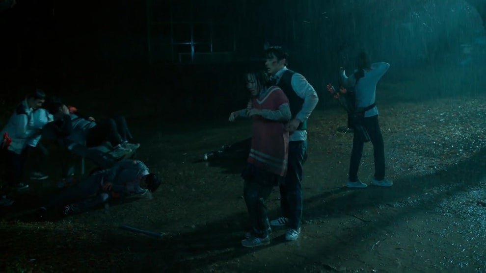 All of Us Are Dead intense action sequence