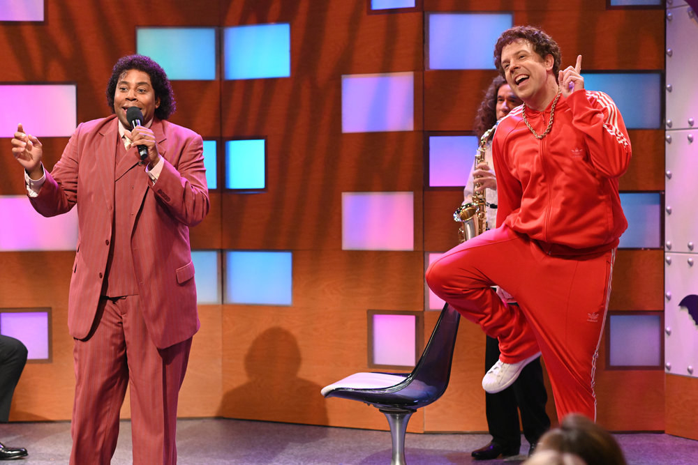 Jason Sudeikis and Kenan Thompson in &quot;What&#x27;s Up With That&quot;