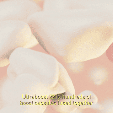 GIF of shoe&#x27;s boost sole