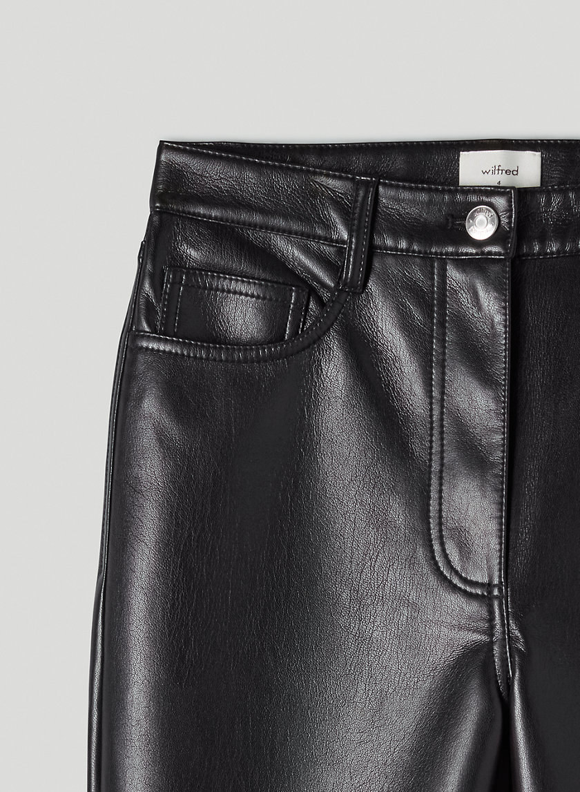 leather type trousers