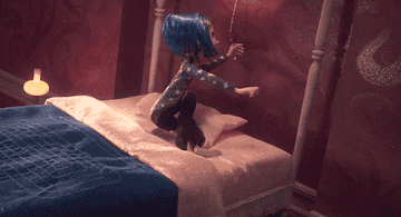Coraline going to sleep giphy