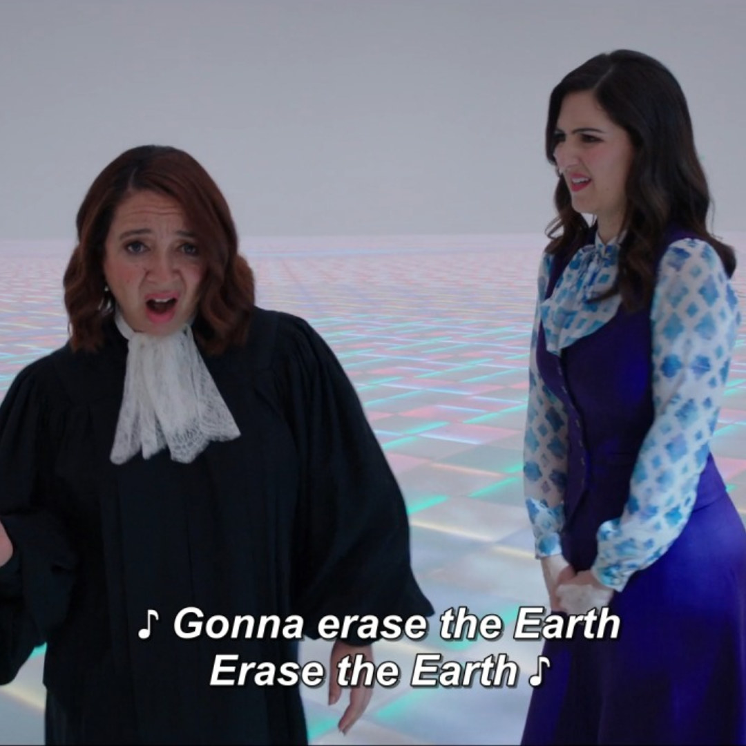 Gen singing: &quot;Gonna erase the Earth, erase the Earth&quot;