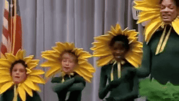 Will Smith performs with other sunflowers