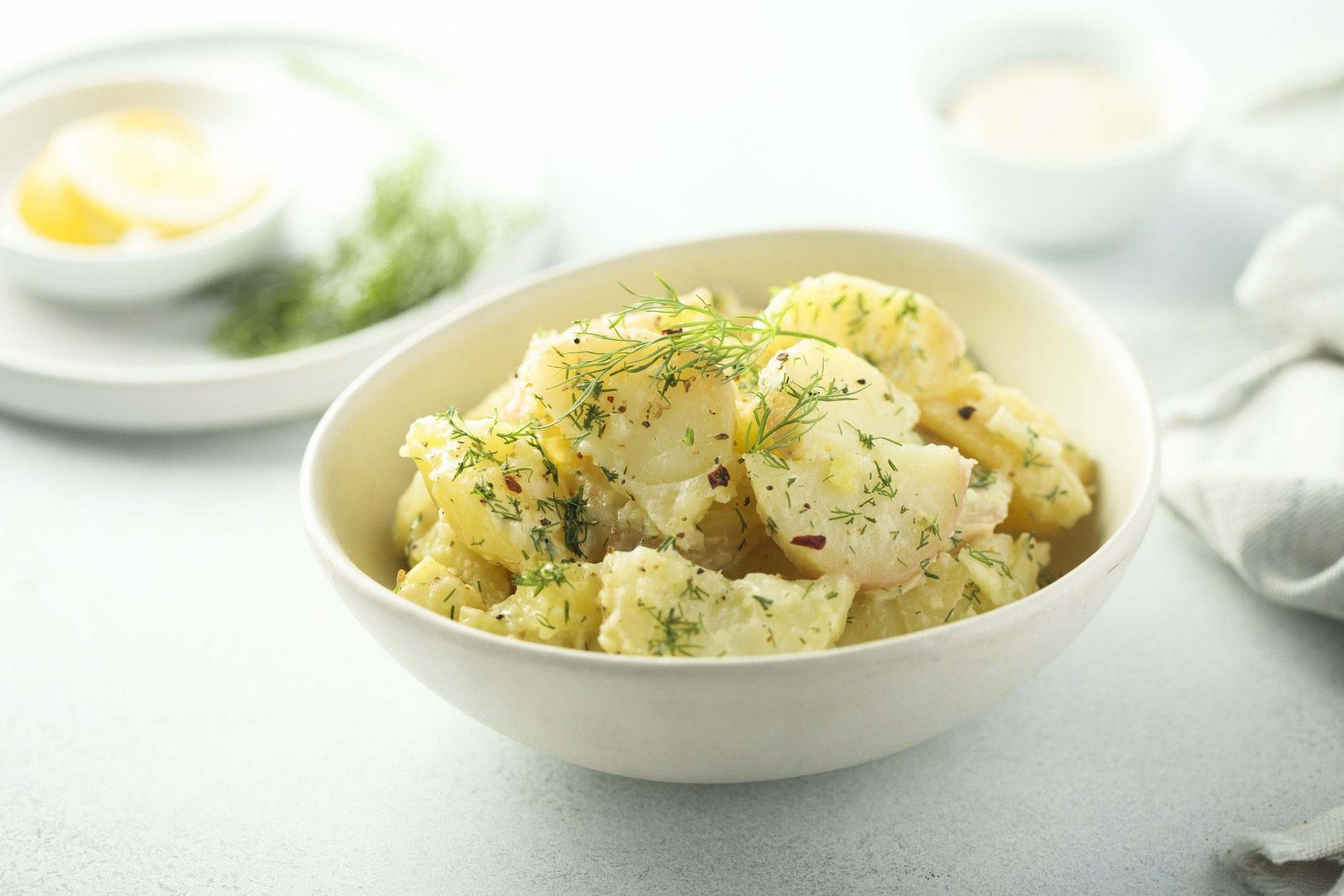 Potato salad with dill