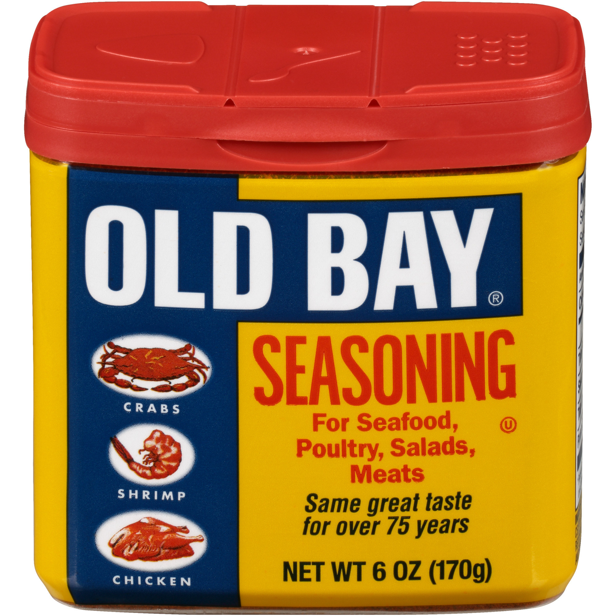 A package of Old Bay Seasoning