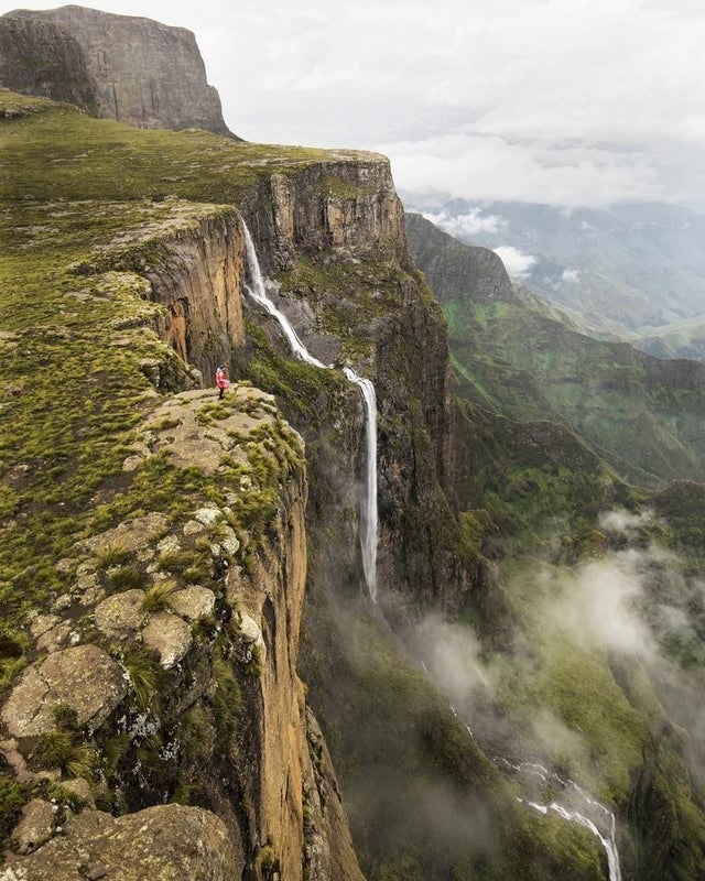 the Tugela Falls in South Africa