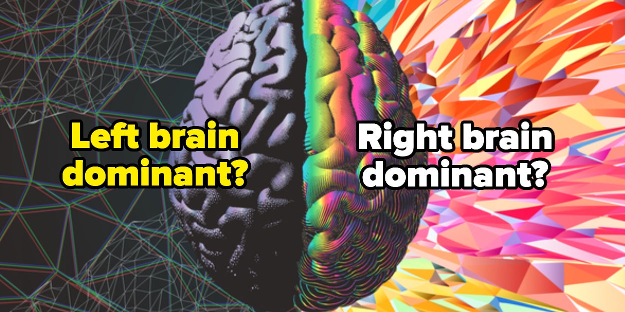 This In-Depth Personality Quiz Will Reveal Whether You’re
Right Or Left Brain Dominant