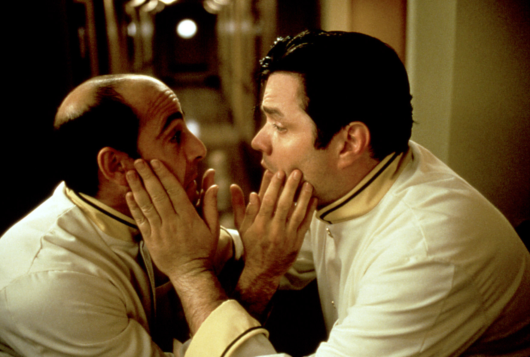 Stanley Tucci and Oliver Platt in “The Impostors”