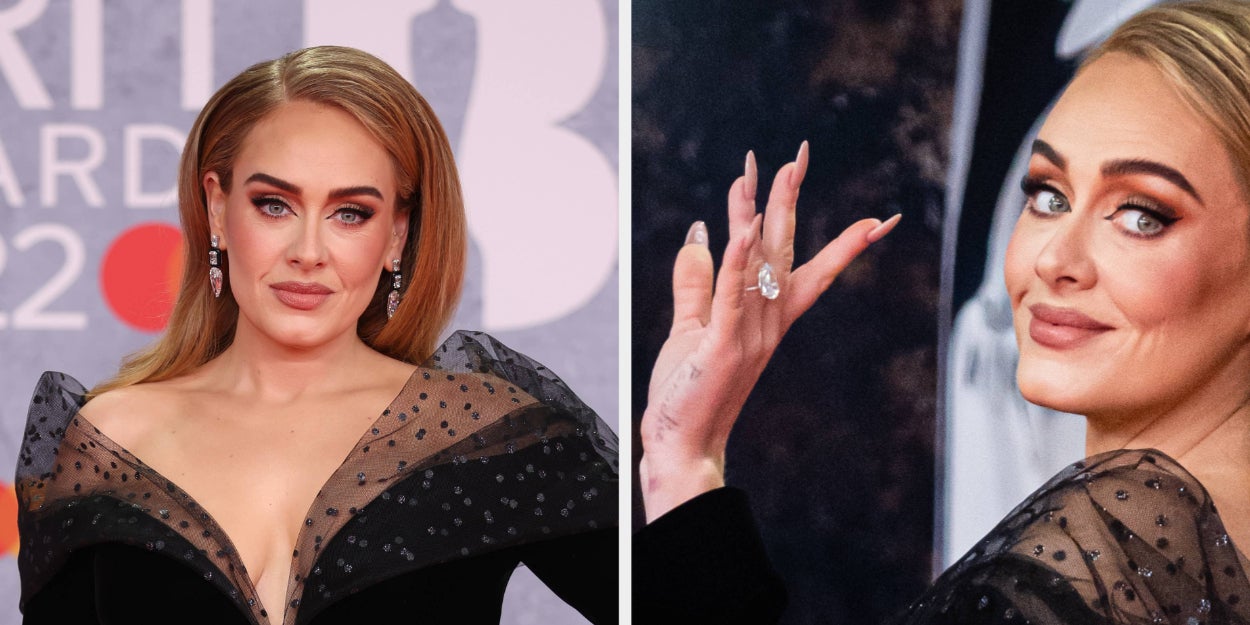 Adele’s New Diamond Ring Has Sparked Engagement Rumors After
She Shut Down Reports Her Relationship With Rich Paul Is
“Strained”