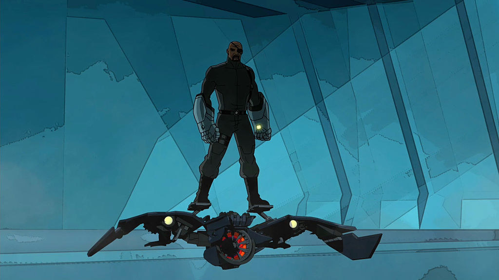 Nick Fury in Marvel&#x27;s Ultimate Spider-Man: Web-Warriors